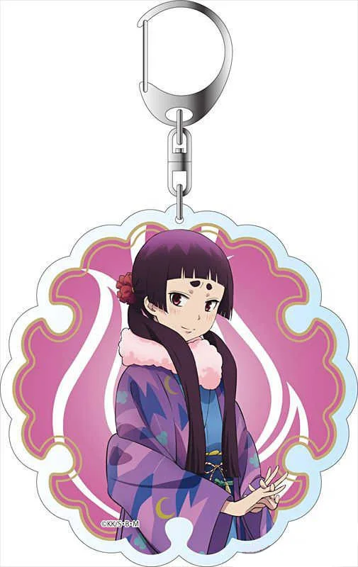 Anime Fans Gifts Charm Blue Exorcist Kyoto Saga Big Key Ring HD Character Mini Acrylic Keychain Ornament Series About 6cm