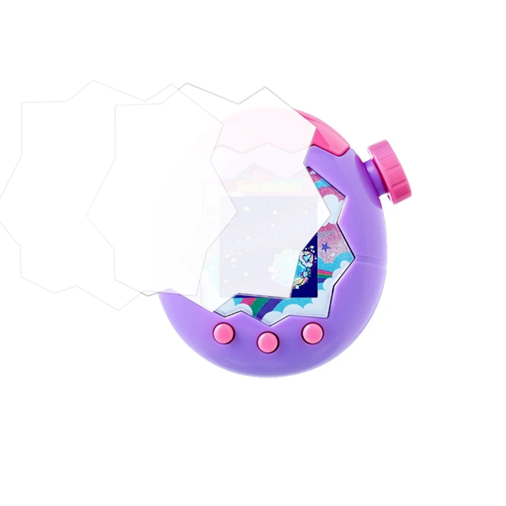 1 ensemble de protecteur d'écran souple, Film transparent blanc pour Tamagotchi Paradise, pièce de Film de protection d'écran anti-rayures
