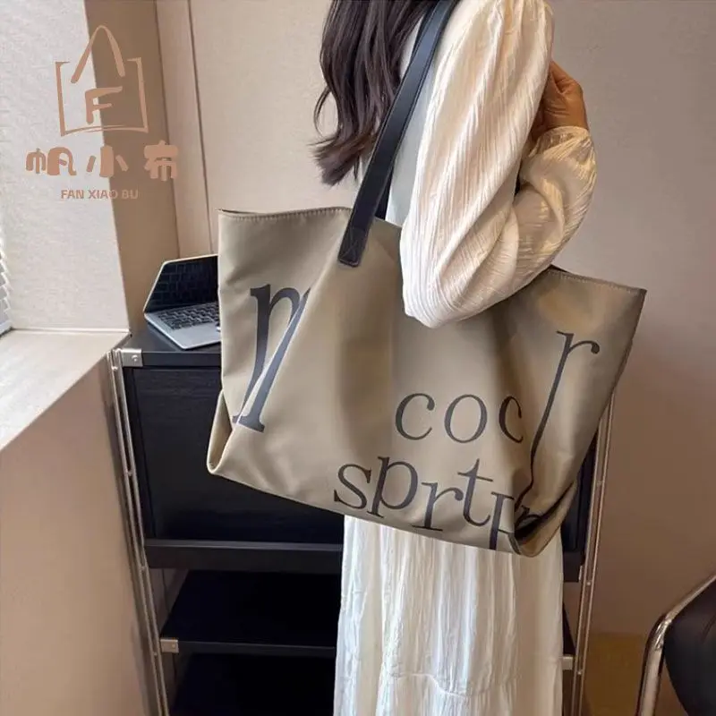 2025 New Japan Korea Sail Small Cloth Large Capacity Tote Commute Woman Relaxation Canvas All-match Fashion Single-shoulder Bag