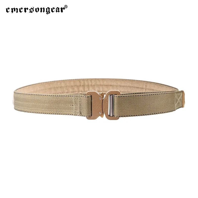 

EmersonGear Bucklecobra 1.5inch Belt Combat Belts Airsoft Hunting Waistband Waist Strap Outdoor Sports Hiking Nylon KH