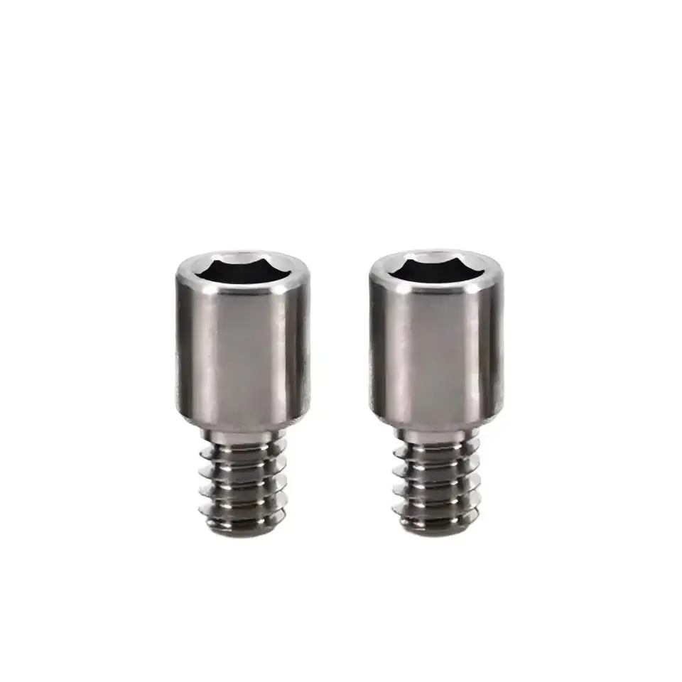20Pcs Precision Dental Implant Abutment Bridge Screw Replacement Accessories Titanium For Nobel ITI Osstem Dentium Megagen MIS