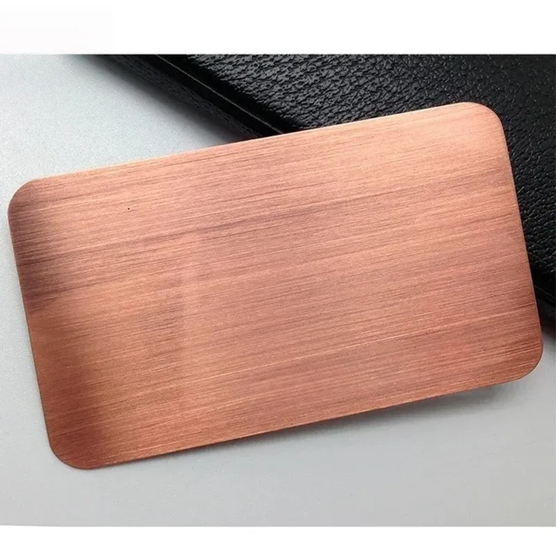 

18pcs Rose Gold Anti Oxidation Celebration Metal Card Flat Alloy Plate Event Activity Sheet for Festival Custom Commemoration