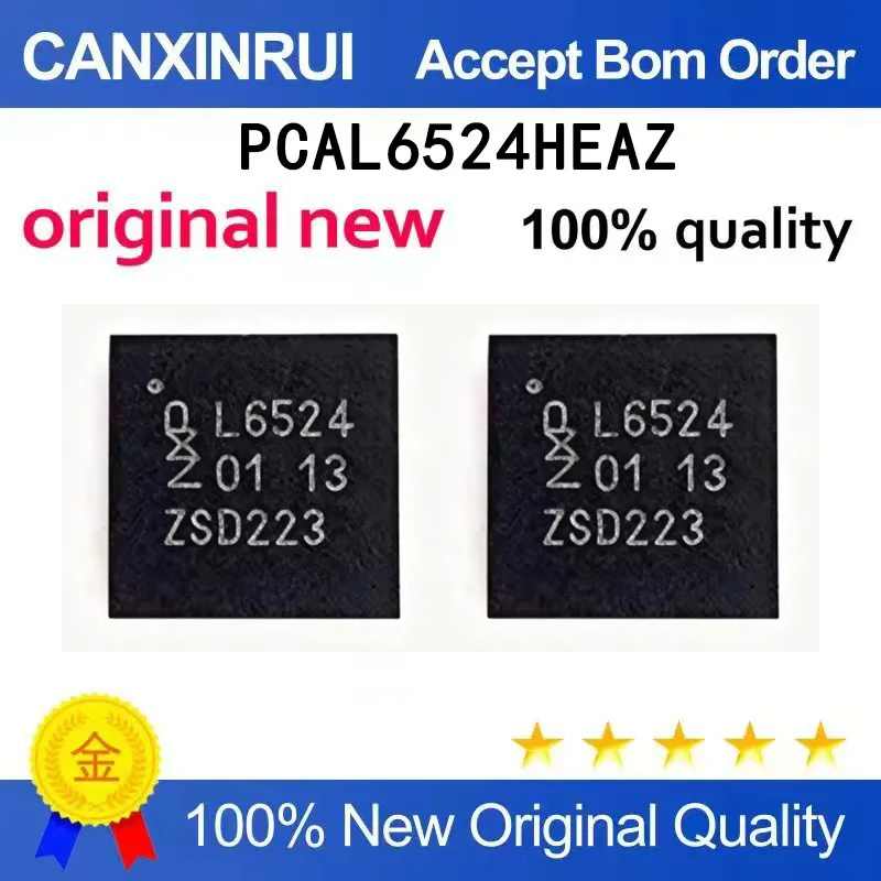 

（5-100 pieces）New PCAL6524HEAZ silk screen L6524 package HUQFN32 integrated circuit extender chip