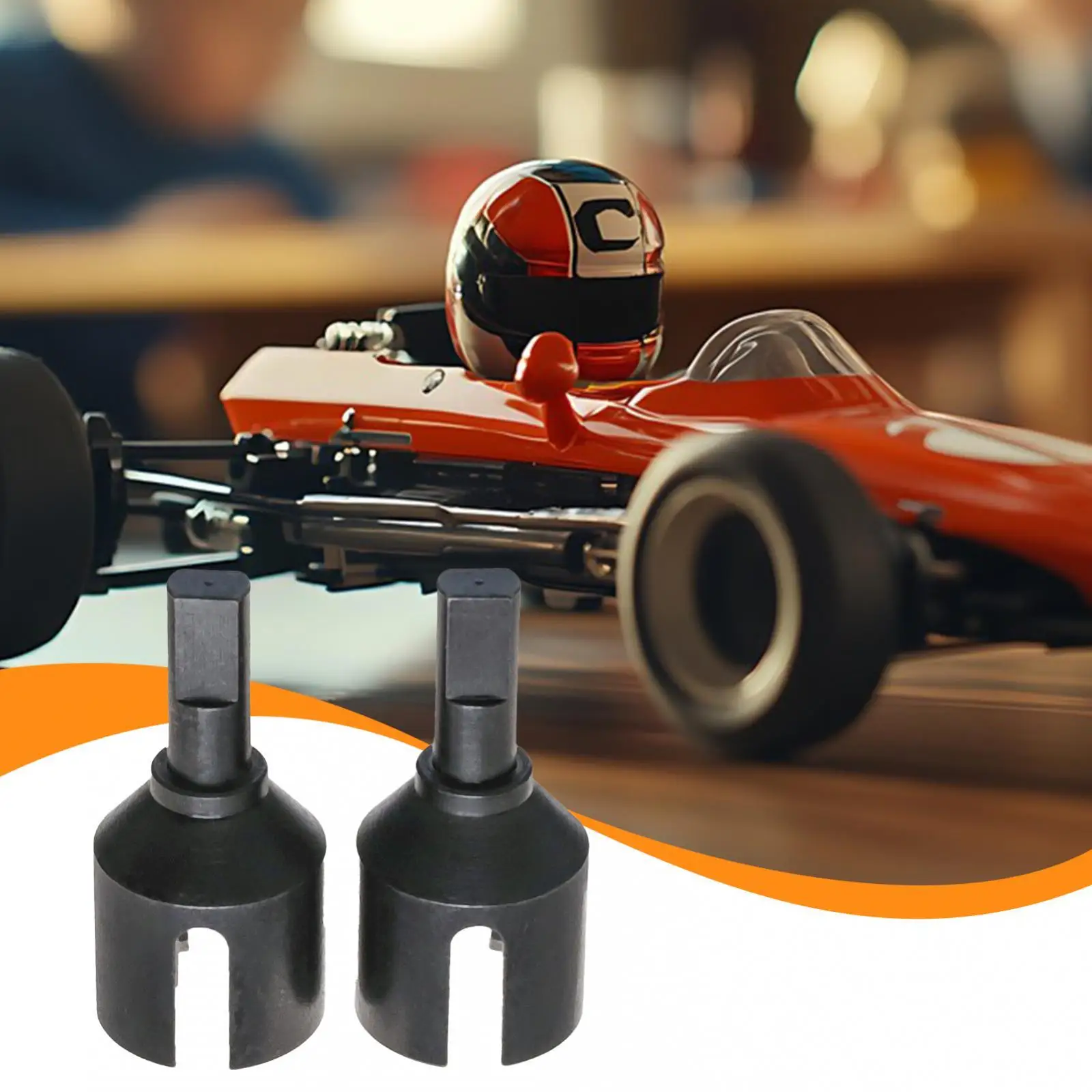 زوج واحد من الكوب التفاضلي المعدني، المكونات المباشرة تحل محل أجزاء فولاذية سهلة التركيب لـ 1/10 Fighter Nxgen DT04 58741 #6