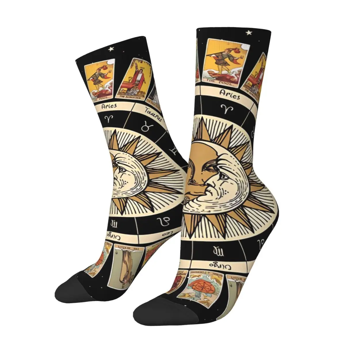 

Tarot Star Chart Socks Shopping 3D Print Boy Mid-calf Sock