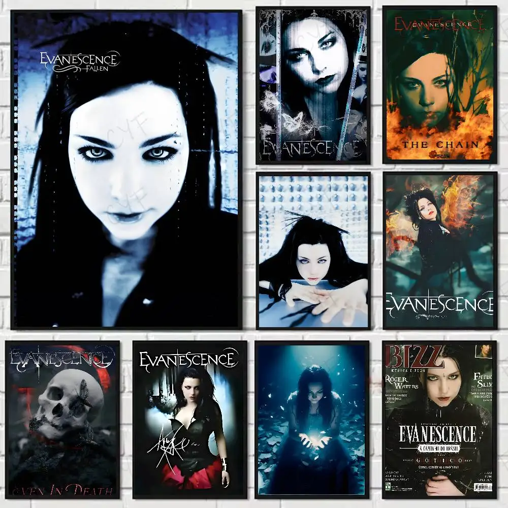 E-Evanescence Poster HD arte parede pegajosa à prova d'água casa sala de estar quarto decoração estética