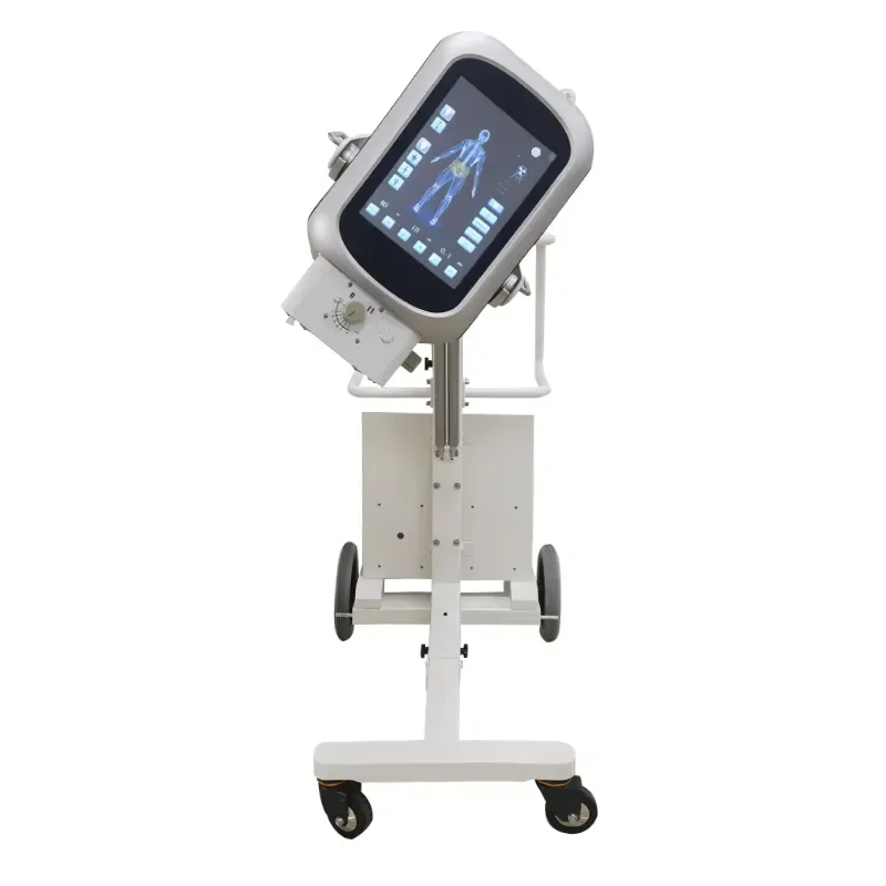 8KW 200mA Electric Mobile X-ray Machine Digital Analog Vet Human Portable Medical Radiology Machine with Battery