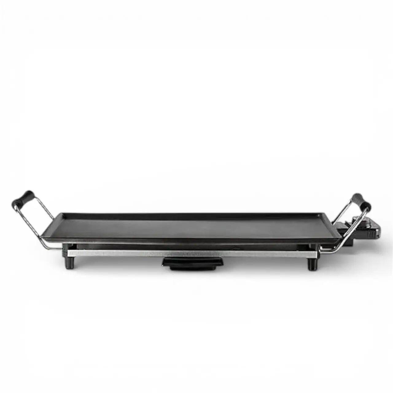 PLANCHA ELECTRICA - GRILL - TEFFO - L - 55X31 CM - POTENCIA 2000W - TEMPERATURA AJUSTABLE - FACIL DE LIMPIAR  - PATAS ANTIDESLIZANTES - BADEJA DE ACEITE EXTRAIBLE