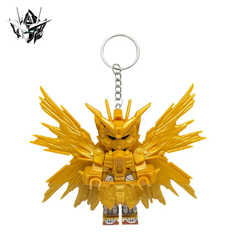 بانداي أنيمي جاندام بنة مفتاح سلسلة ميكا جاندام مفتاح قلادة الملحقات شنقا حقيبة مدرسية الصبي هدية عصرية باردة