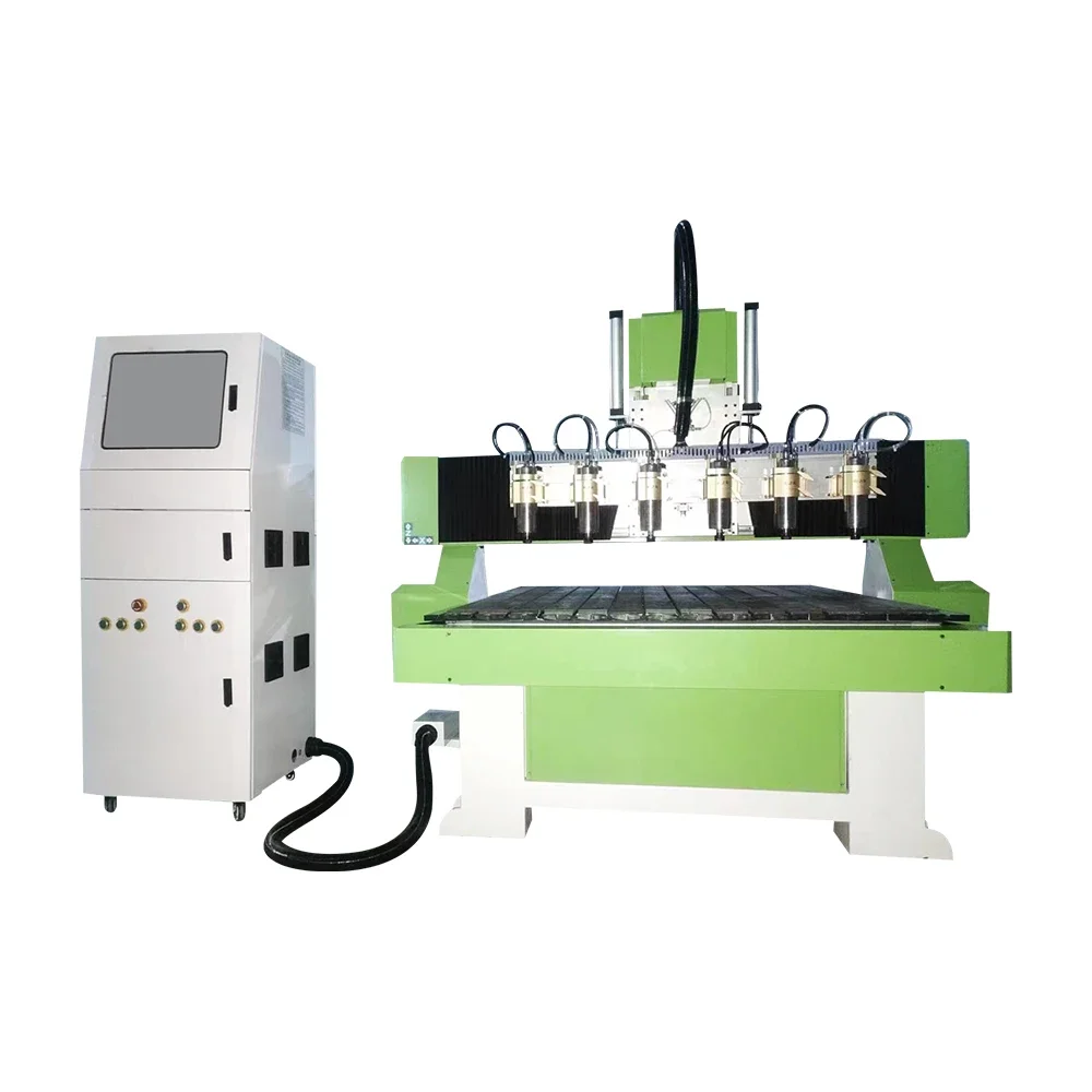 One drag six relief machine woodworking engraving machine stone engraving machine multifunctional high quality