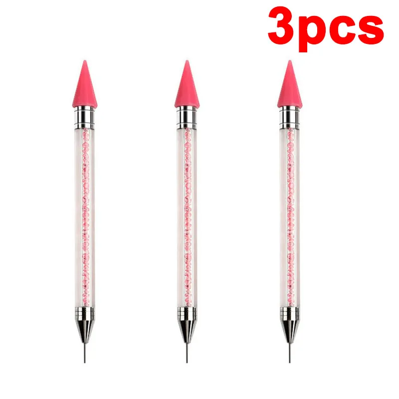 Strass-Applikator-Stift Nagelpunktierer Strass-Picker Wachsstift Diamant-Picker-Stift für Strass-Punktierwerkzeug DB04