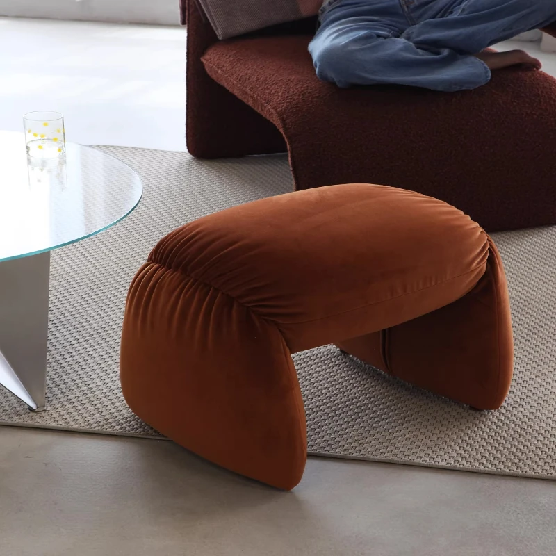 Sofa stool creative simple dressing stool pedal fabric soft bag