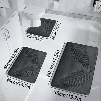 3-Piece Bath Mats 1