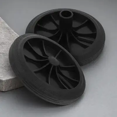 

2Pcs Trash Can Wheels Replacement Heavy Duty Plastic Wheel Set for Garbage Bin Mobility Outdoor Indoor Use Trash Can Wheels