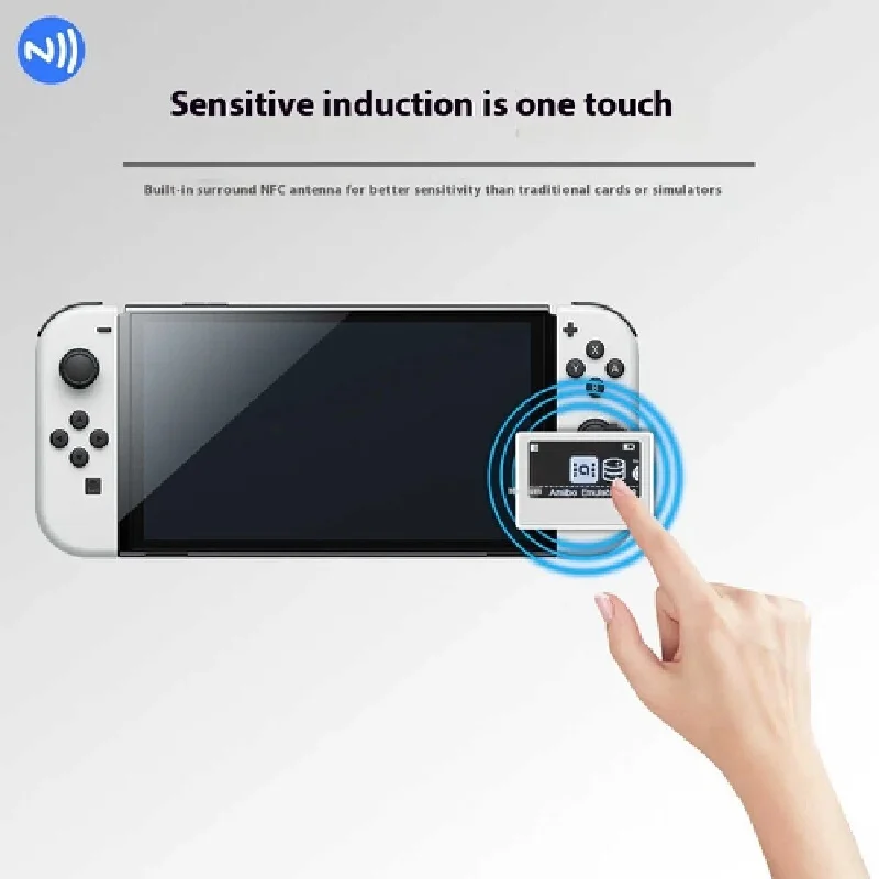 Infc Pixl Amiibo Emulator Oled Hd Intelligent Simulator Accessories For Switch Nintendo Simple Pixel Style System + Piano Paint