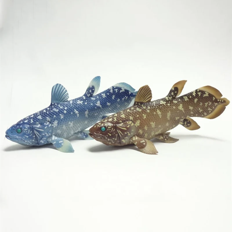 Ikimon Capsule Toys Lindas criaturas del mar profundo Imán y cadena de bolas 2 Figuras de isópodo gigante de coelacanto de calamar colosal