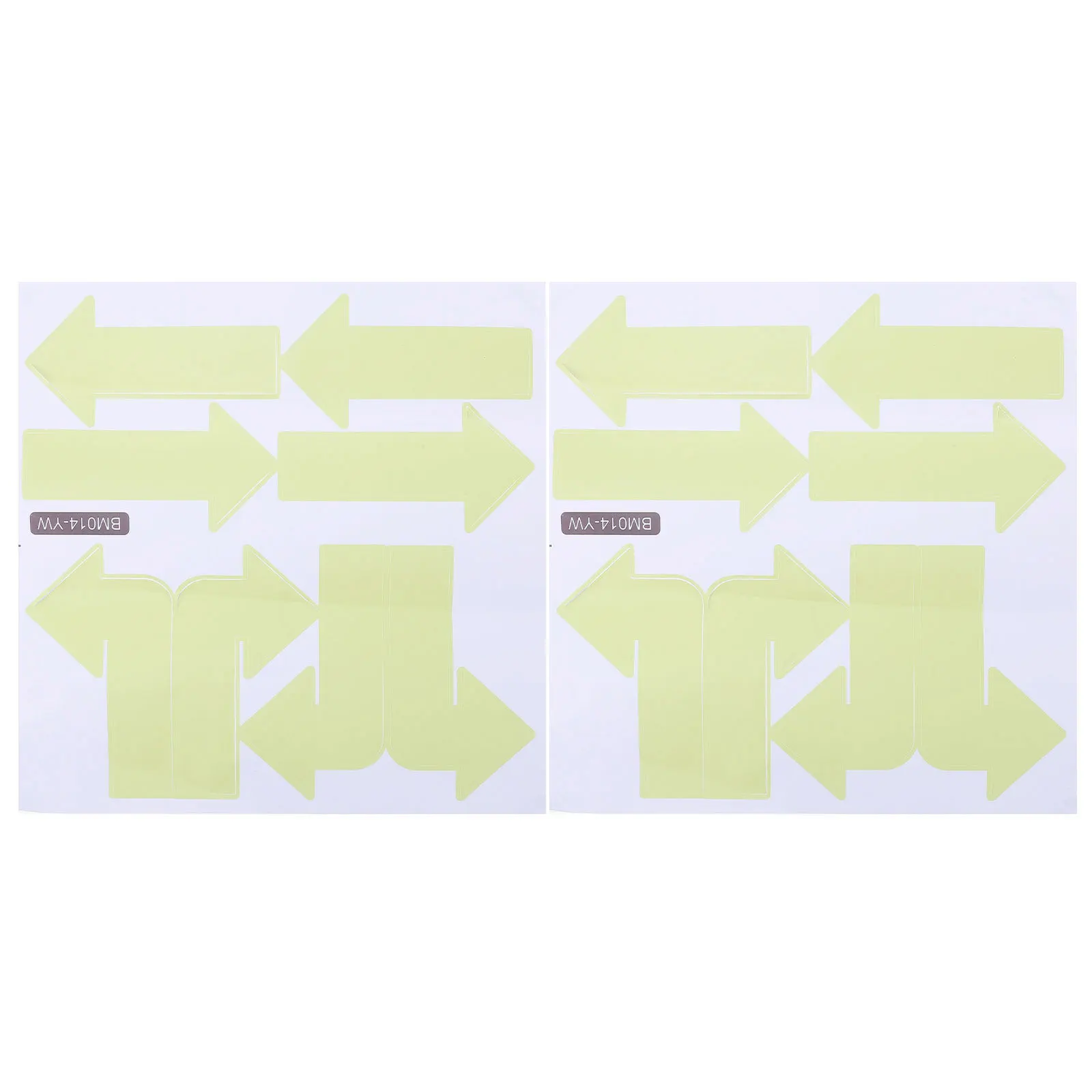 Directionele pijlstickers 2 vellen Peel Stick vloer muurstickers eenvoudig ontwerp praktisch gebruik lange levensduur