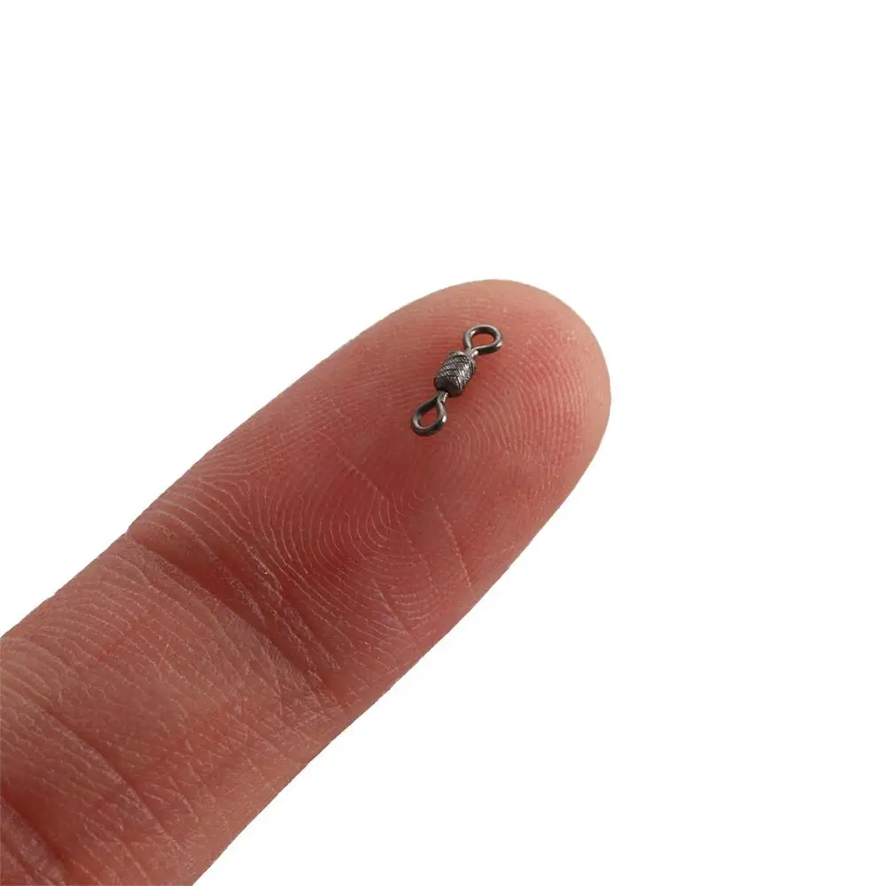 

Safety Snap Solid Rings Stainless Steel Sea Fishing Rolling Swivel Fishing Hook Connector Fishing Swivels Ball Bearing Swivel