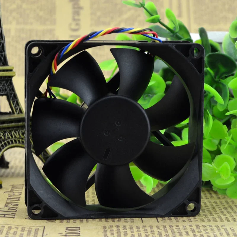 New Fan For FOXCONN PVA080G12H-P00 12V 0.60A 4-wire Fan CPU Radiator 8CM 8025 80X80X25MM