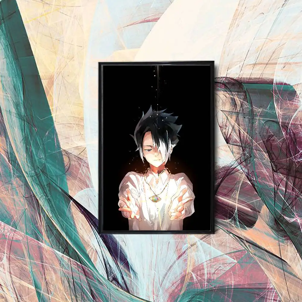 Norman Ray Promised Neverland Poster Prints Wall Art Picture Painting Gift Living Room Restaurant Bar Large Dec Sticker