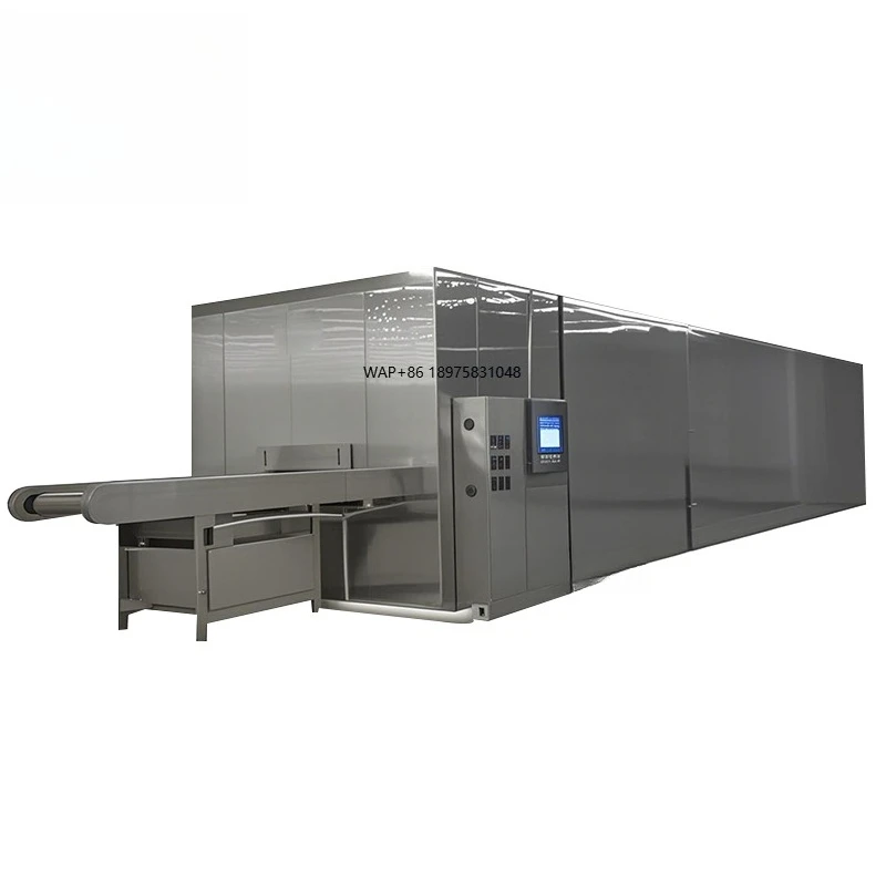 

For IQF Automatic Tunnel Quick Freezer Machine with 150-2000kg Capacity and -80 to 0 Temperature Control