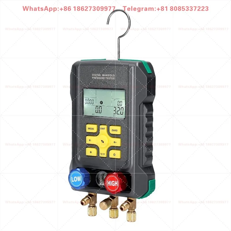 Electronic refrigerant gauge group, multifunctional detection instrument for air conditioning liquid addition