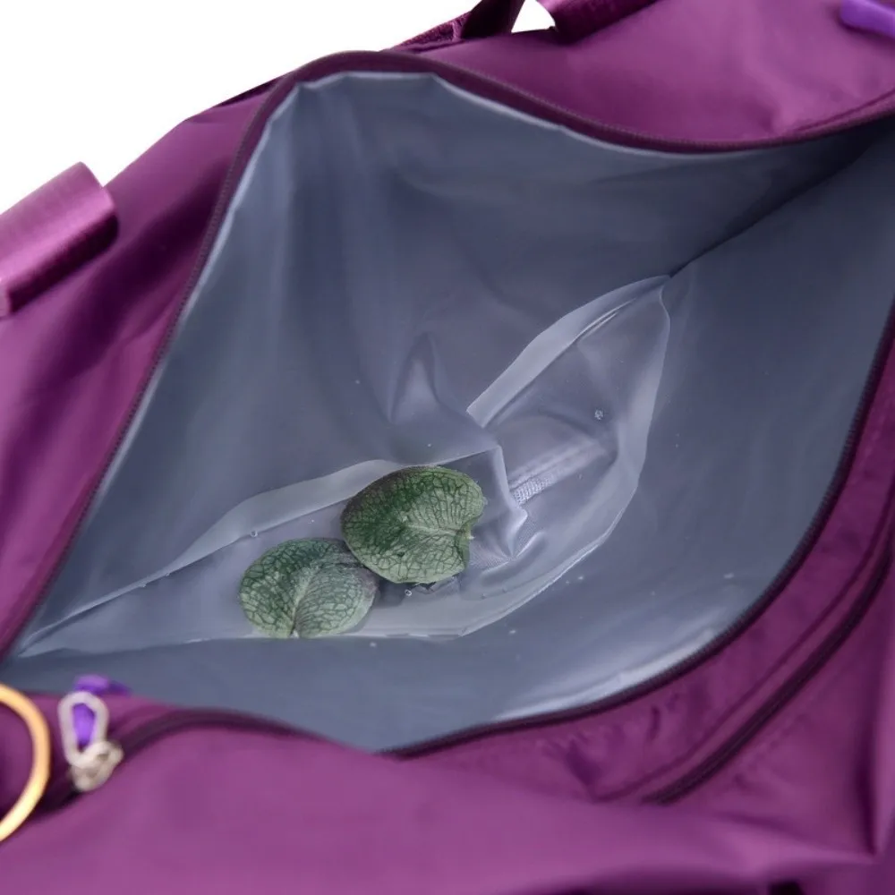 Oxford Travel Luggage Bag Multi-functional Multi Layered Nylon Duffle Bag with Shoe Compartment Short Distance