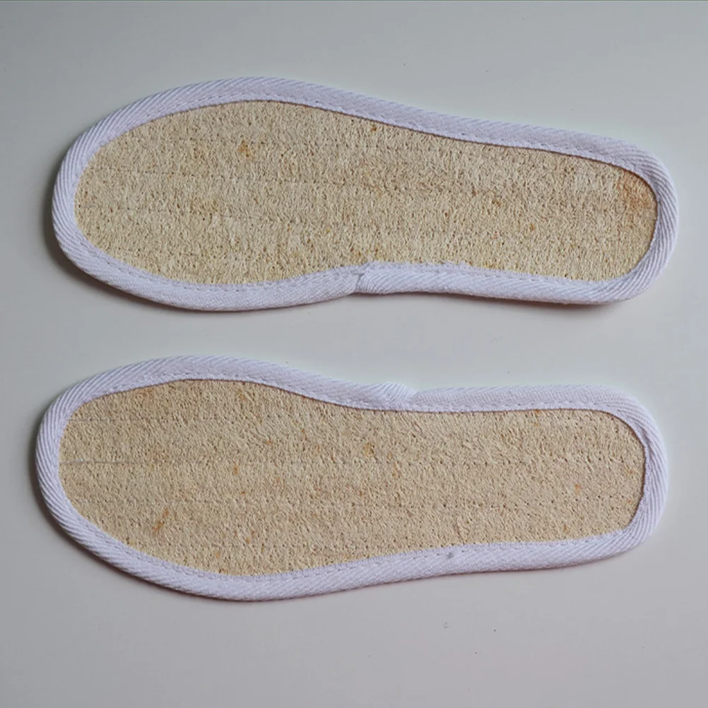 

Loofah Insoles Anti-Odor Breathable Absorbent Cushioning Shoe Inserts for Men Women Shoes 41 Soft Comfortable Sports Insoles