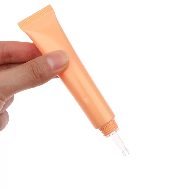 10/15/20 جرام أنابيب مستحضرات التجميل الناعمة واقية من الشمس كريم غسول الأساس السائل زجاجات إعادة الملء حمض الهيالورونيك قطارة زجاجة فارغة