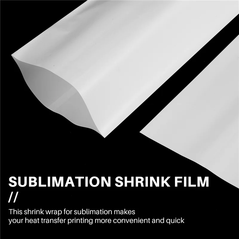

ABHB-400 Pieces Sublimation Shrink Wrap Sleeves 5X10 Inch White Bag For 567G Tight Tumblers, Heat Transfer Shrink Film