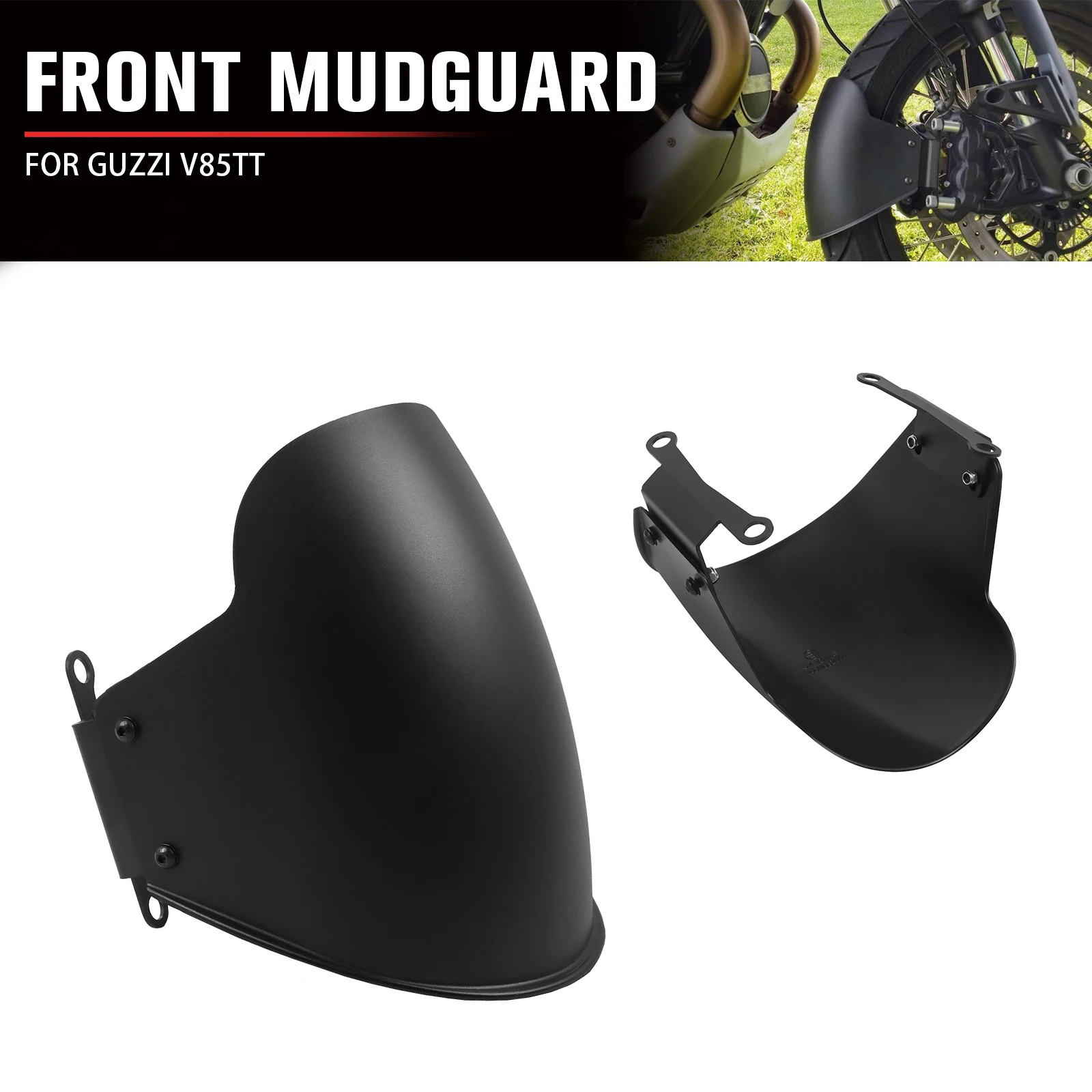 For MOTO GUZZI V85 TT V 85 TT V85TT V 85TT 2019-2024 Motorcycle Fender Extender Hugger Mudguard Extension