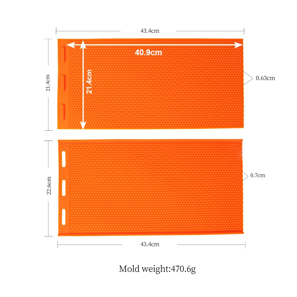HZ22308 wosk pszczeli arkusz formy wosk pszczeli fundacja arkusz silikonowy wosk pszczeli formy elastyczne wosk pszczeli fundacja matryca do