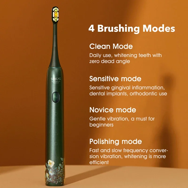 Soocas X5 X3U Waterdichte Elektrische Tandenborstel Whitening Ultrasone Automatische Draadloze Opladen Tandenborstel Orale Clearing