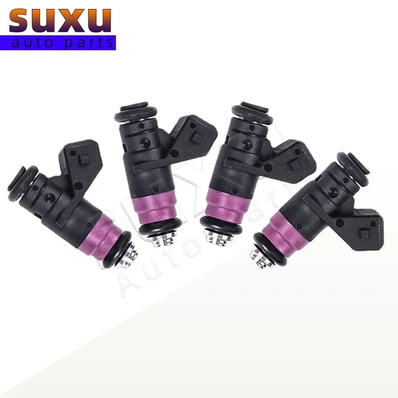 

4 Pcs Fuel Injectors for Renault Megane MK2 MK3 1.6 16v 31 T. KM H132259 H132254 8200132259 8200505191 6290a04097 822491439