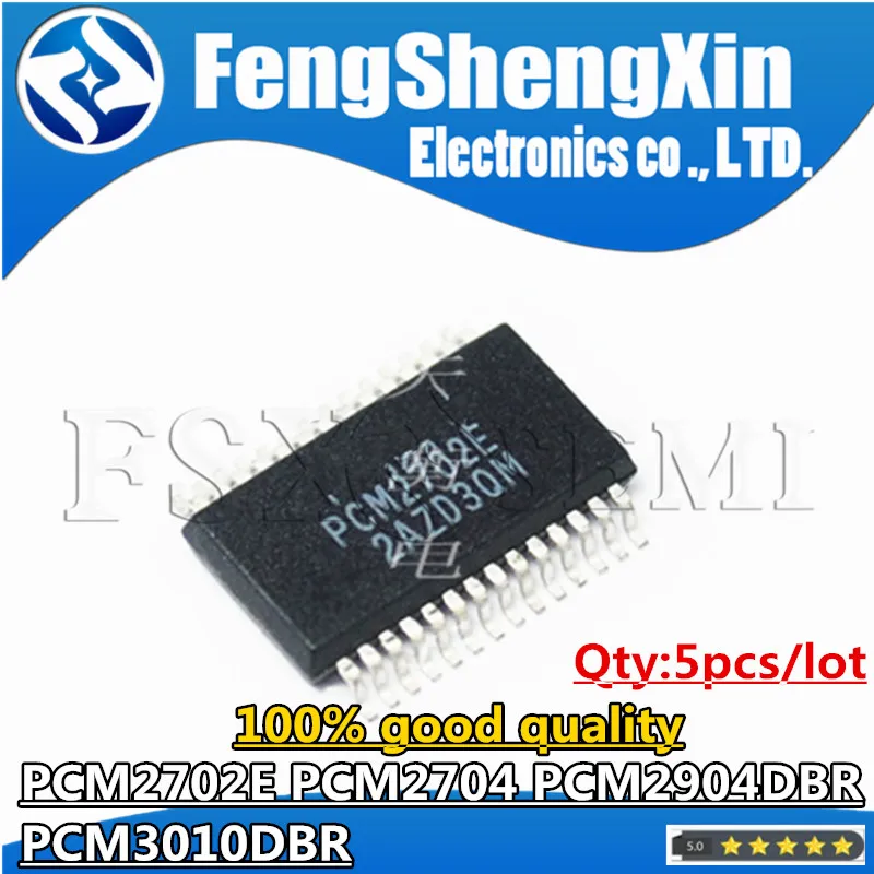 

5pcs/lot PCM2702E PCM2704 PCM2904DBR PCM3010DBR PCM2702 PCM2904 PCM3010 SSOP