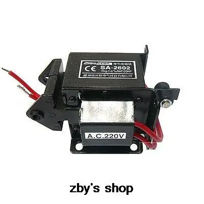 

SA-2602 220 В, 110 В, ход 15 мм, тяговый электромагнит переменного тока, электромагнит 2 кг, 20 Н, сила