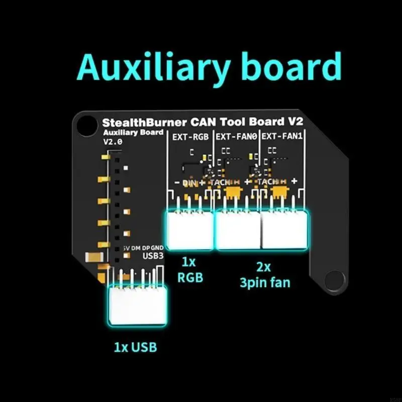 

R58F Combo v2.0 Stealthburner Can Board V2 Onboards TMC2209 с кабельной базой на STM32F072 MCU для 3D -аксессуаров принтера