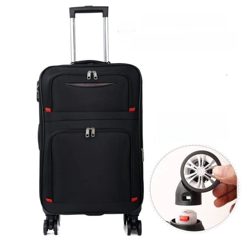 

Large Busin Trolley Suitcase Traveling Bag Ox Cloth Material with Zipper Closure Universal Wheel No Lo Included