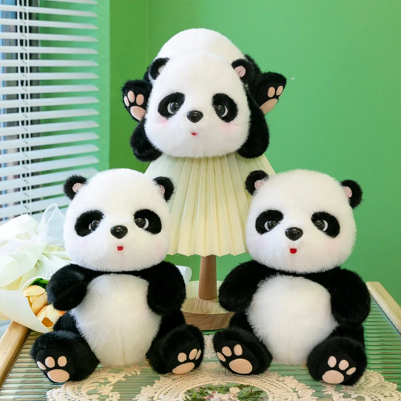 Panda plush doll national treasure bear doll children's birthday gift grab machine small doll