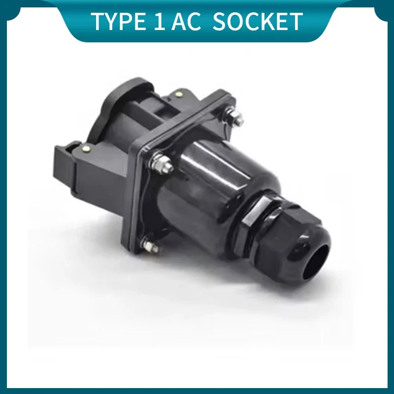 

EVONIC Type 1 SAE J1772 to Socket Electric Vehicle Charge Socket AC 16-32A 7-22KW 250-380V For SAE J1772 EV Charger Adaptor Plug
