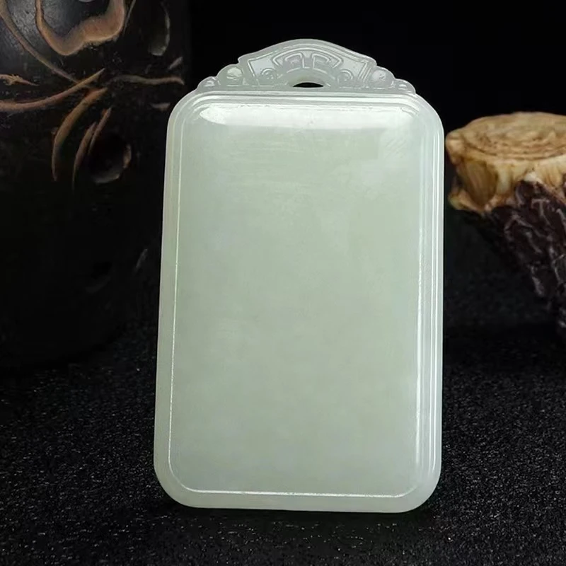 Hotan , Plain Jade Pendant Men and Women