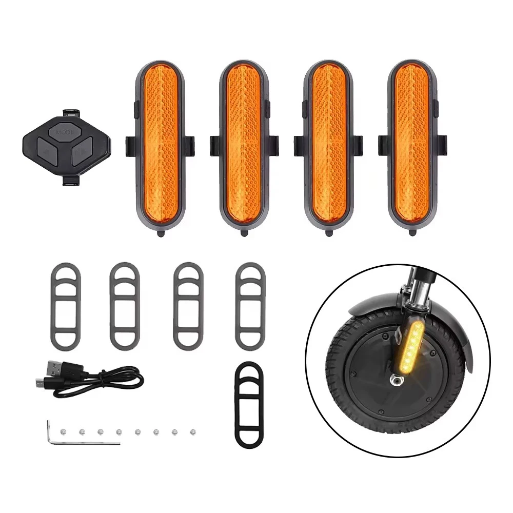 

Turn Signal Light LED Remote Control for Xiaomi M365 1S Pro Electric Scooter Warning Turn Signal Light Intelligent Durable Parts