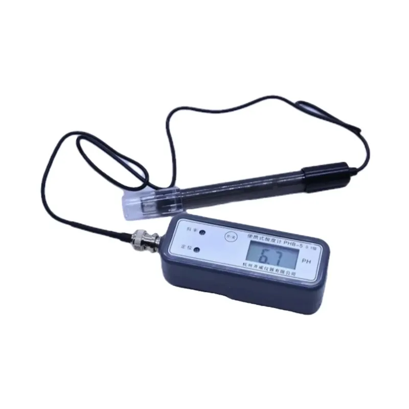 Portable Precision Digital PH Tester PHB-5 Digital PH Meter Liquid Acidity Measuring Instrument for Lab Water Testing