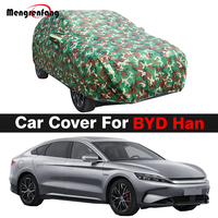 Waterproof Camouflage Full Car Cover For BYD Han e9 Han DM 2020-2023 Outdoor Anti-UV Sun Shade Snow Rain Protection Cover
