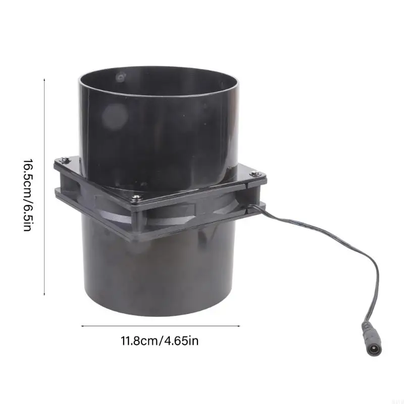 Quạt hút công suất cao 81CFM Vòng bi thủy lực 12CM dành cho nhà kính Nhà xưởng thú cưng M4YD