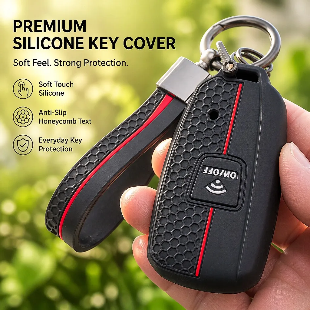 Honeycomb Scooter Smart Key Case for Yamaha TMAX 530 560 DX SX XMAX 300 NMAX 155 Aerox 155 MT 07 Non Slip Motorcycle Key Cover