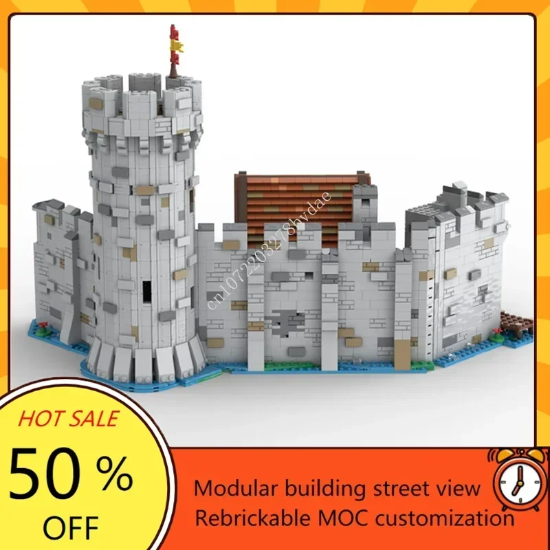 3521PCS Customized MOC Modular Norman Keep Guardhouse Model Custom Puzzles Technology  DIY Creative Assembly Birthday Toys Gifts