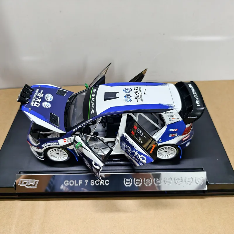 1:18 Scale Faw-Volkswagen Volkswagen Golf 7 Scrc Racing Car Model Crc Rally Championship Diecast Alloy Car Model Original