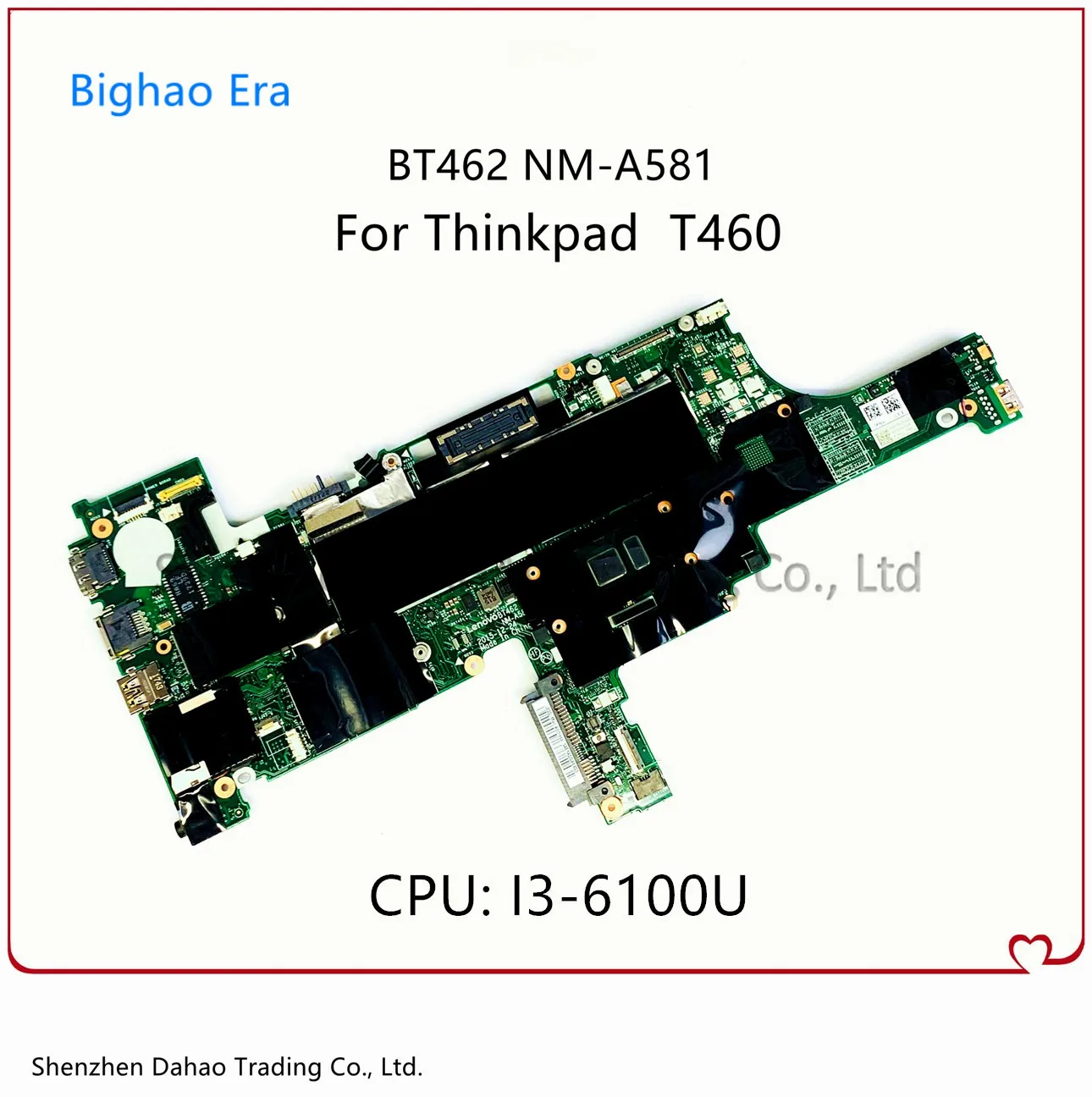 

For Lenovo Thinkpad T460 Laptop Motherboard BT462 NM-A581 With CoRe I3 I5 I7 CPU DDR4 FRU 01AW336 01AW344 01AW322 Free Shipping