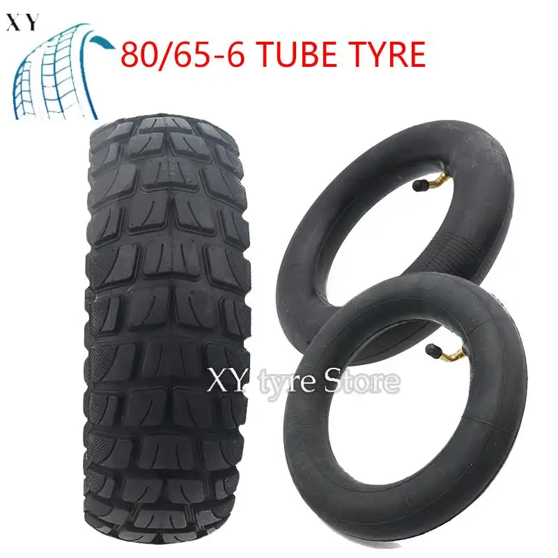 10 Inch 80/65-6 Vacuum Tire for KUGOO M4 Pro 10X3.0 Electric Scooter Tubeless Tires